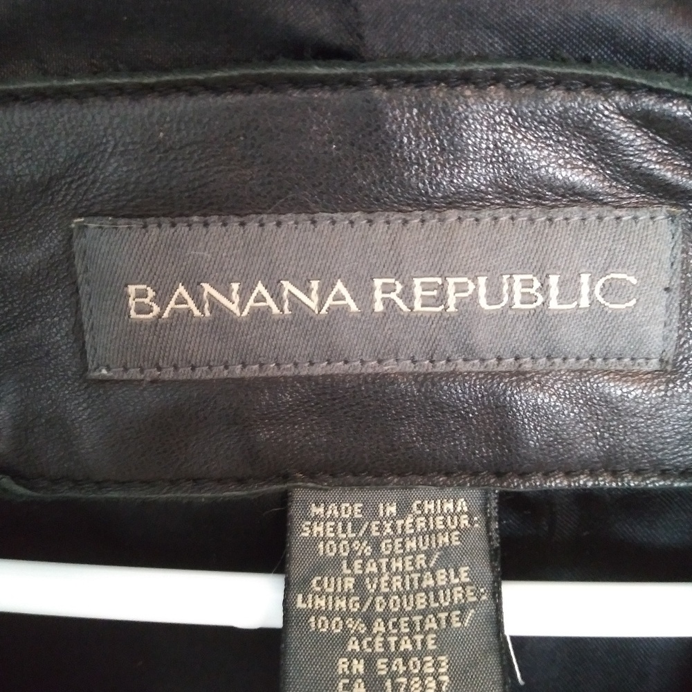 Banana Republic leather jacket